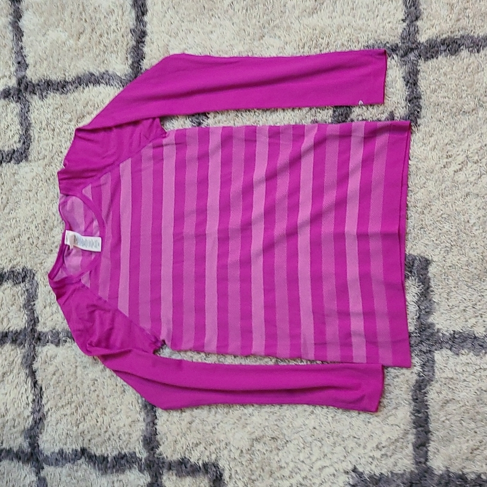 Fushia Long Sleeve Champion Top Size XSM